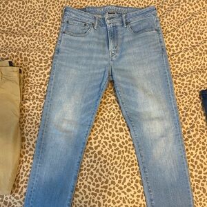 American Eagle Outfitters Blue Slim Straight Jeans